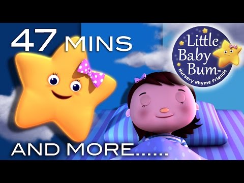 Night Time Songs | Plus Lots More Nursery Rhymes | 47 Minutes Compilation from LittleBabyBum!