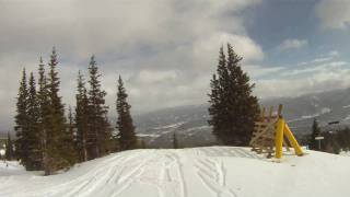 preview picture of video 'Skiing 'Wirepatch' on Peak 7 in Breckenridge, CO'