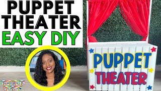 How to Make a Puppet Theater - DIY Tutorial with Wooden Crates
