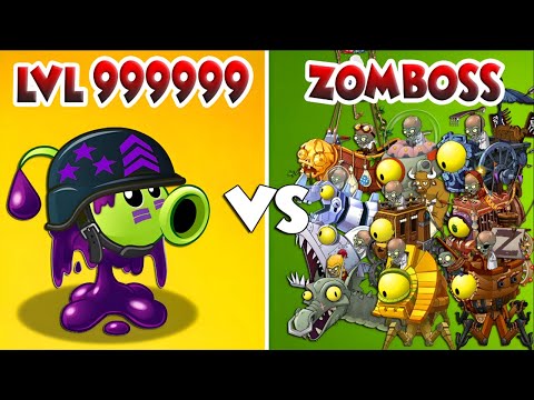 All Premium Plants LEVEL 999999 Power-Up vs ALL Final Bosses Fight! - PvZ 2 Final Bosses