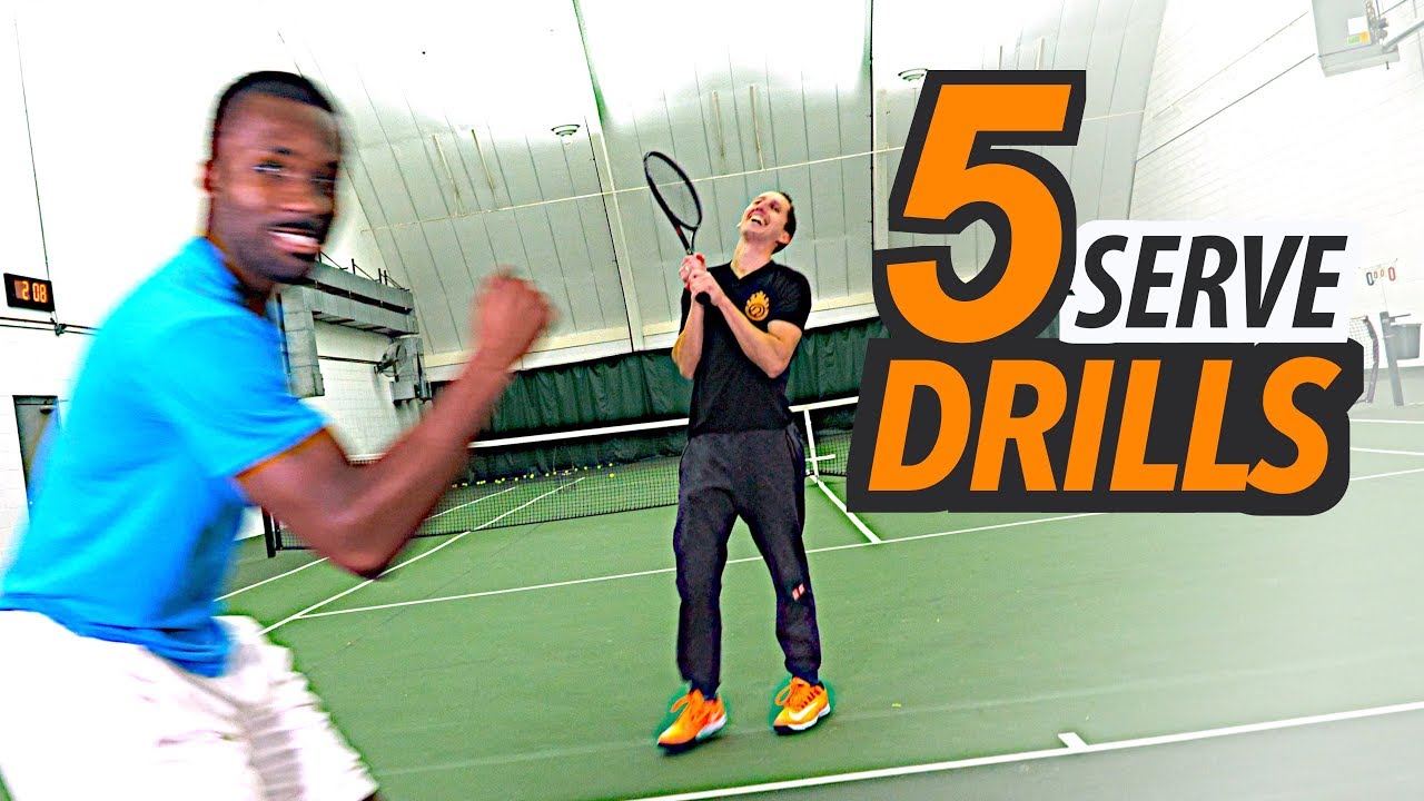 5 SIMPLE Serve Drills to improve Consistency, Accuracy & Power