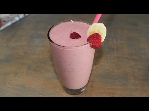 Raspberry Banana Smoothie! ~Tasty & Quick Recipes