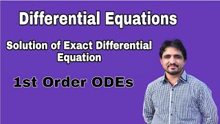 Exact Differential Equations || Definition and Method of Solution