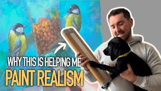 Paint With Me: New Easel, New Puppy, New Painting Tools Art Vlog