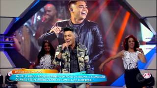 Felipe Araújo canta hit A Mala é Falsa no Hora do Faro