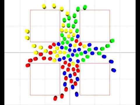 Reciprocal Velocity Obstacles multi-agent navigation video