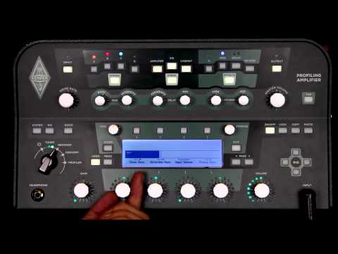 Kemper Profiler Tutorial - Input Section - english
