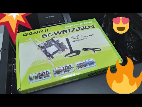 Gigabyte GC-WB1733D-I tinklo plokštė WLAN / Bluetooth 1733 Mbit/ai Vidinis video