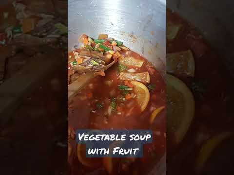 Vegetable Soup With Oranges & Lemons