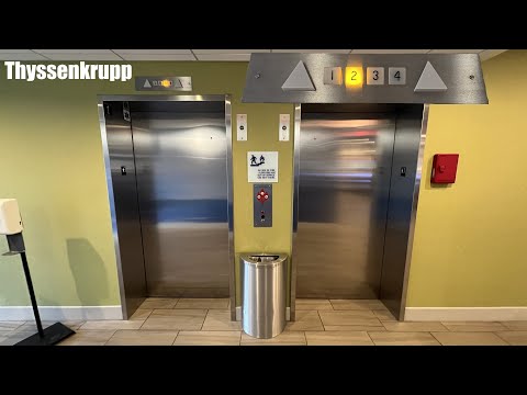 Thyssenkrupp Hydraulic Elevators @ The Holiday Inn Express - St. Louis, MO