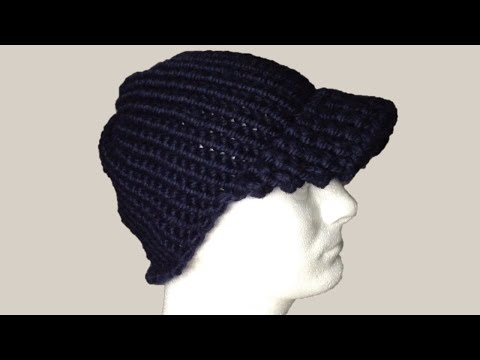 GORRO CON VISERA Tejido en Telar Circular - Tutorial Paso a Paso
