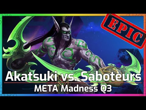Saboteurs vs. Akatsuki - Meta Madness Q3 - Heroes of the Storm