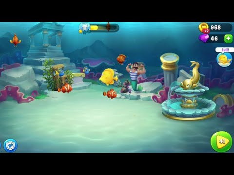 FISHDOM - Gameplay Level 39-43 Save The Fish, Help to Still Live! - Build Aquascape