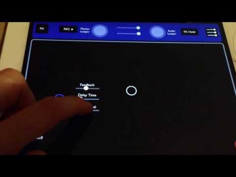 Echo Pad 1.4.5 - accessing delay parameter sliders