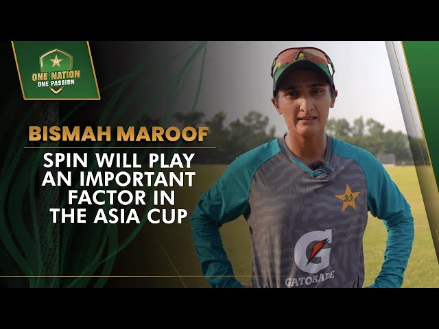 ‘Spin will play an important factor in the Asia Cup’ – Bismah Maroof