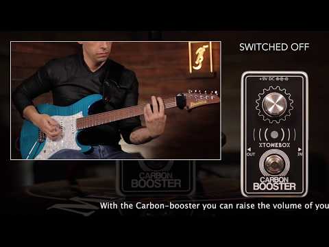 Xtonebox Carbon Booster. Boost your guitar tube amplifier with a professional flat response. image 4