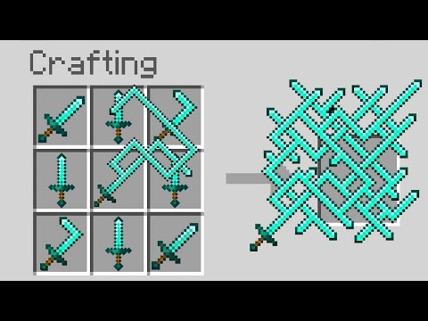 Craziest Cursed Sword Crafting in Minecraft!
