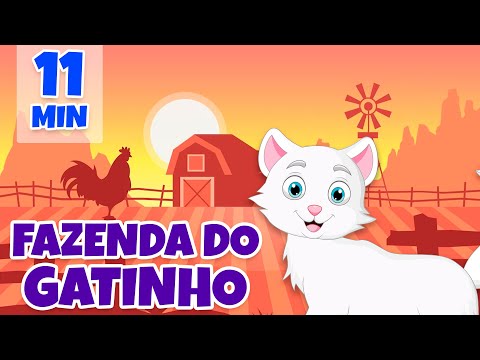 Fazenda do Gatinho - Giramille 11 min | Desenho Animado Musical
