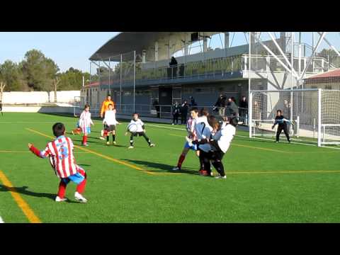 Moncadense vs Rocafort - Tiro de falta de Manu, jugada de Pepe y gol de Raúl