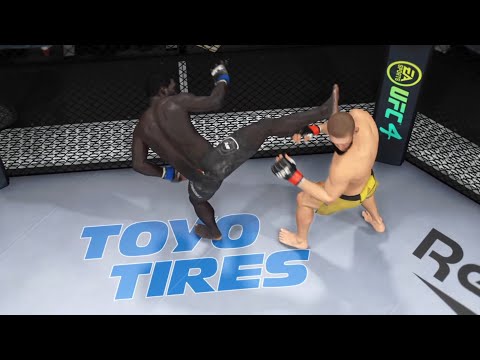 BORZ vs THE KILLA GORILLA! Khamzat Chimaev vs Jared Cannonier UFC 4