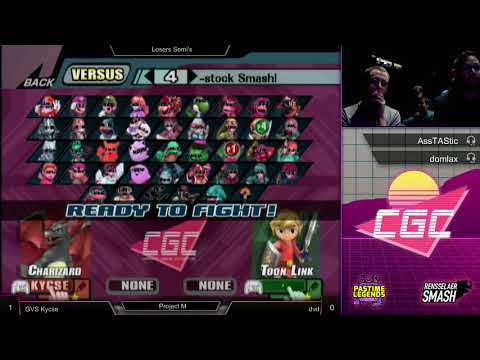 CGC Redux - PM Singles Losers Semis - GVS|Kycse (Zard) v. dvd (Toon Link)
