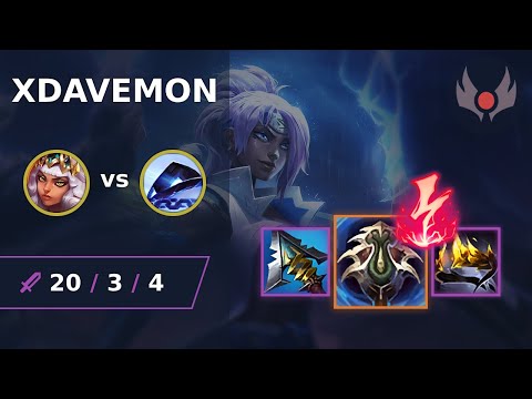 [ xDavemon ] Qiyana MID vs Xerath | NA GRANDMASTER | LOL Season 2024