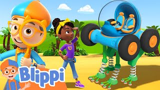 Blippi and Meekah go on a Road Trip to a Dinosaur Adventure! | Blippi and Meekah Podcast
