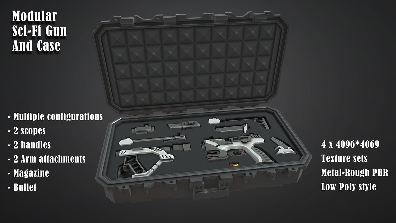 SciFi Gun - Modular - Teaser Video