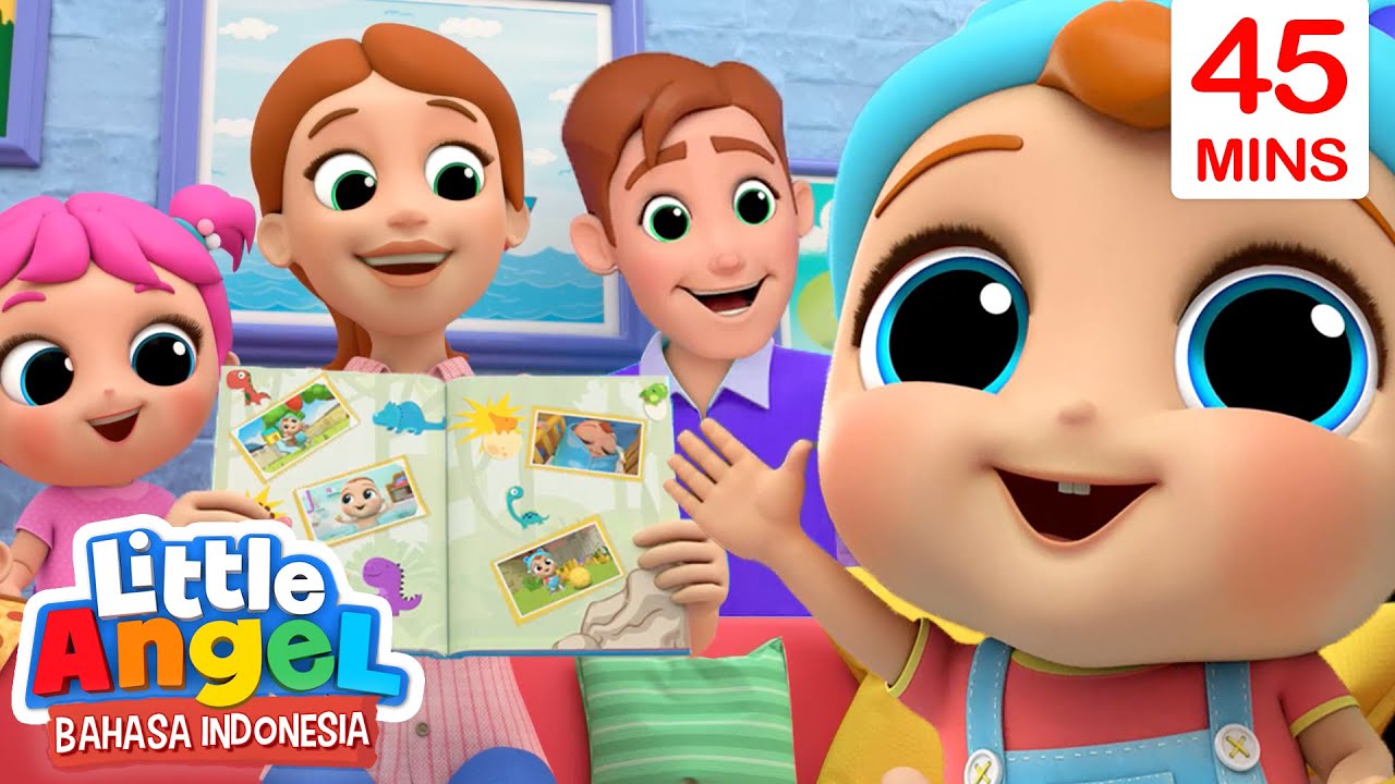 Lucunya Foto Bayi John dan Keluarga! 📷👪Lagu Anak | Little Angel Bahasa Indonesia