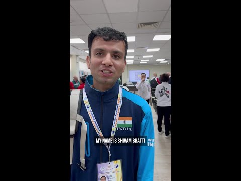 Representing India in the biggest World Competition