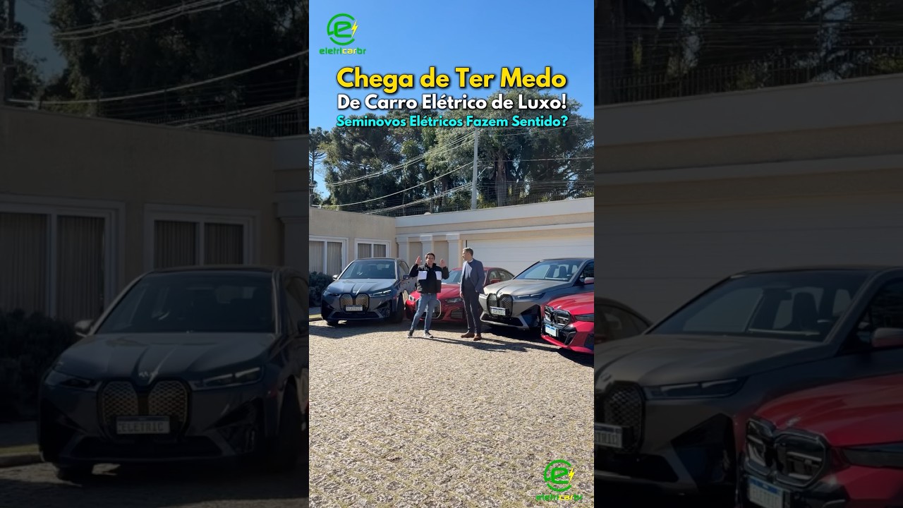 Chega de Ter Medo de Ter Carro Elétrico de Luxo! Entrevista!