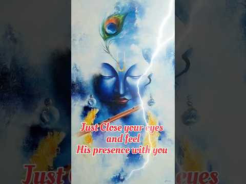 ❤️Just Feel his presence #trending #fortuneteller #religious #krishna #radhakrishna