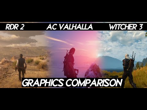 AC Valhalla VS RDR 2 VS Witcher 3 VS HZD VS Last of us 2 | GRAPHICS COMPARISON 2021
