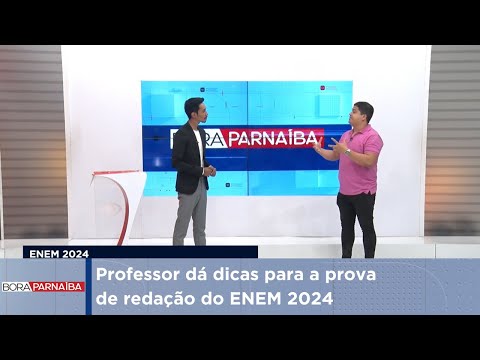 Professor dá dicas para a prova de redação do ENEM 2024