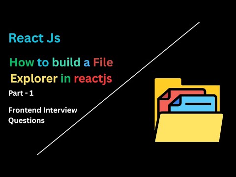 How to build a File Explorer in reactjs #coding #frontendcourse # ...