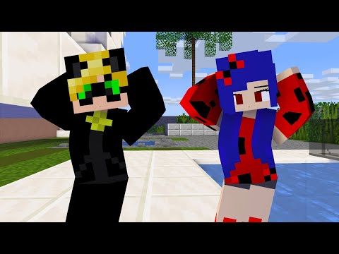 MONSTER SCHOOL : CHICKEN WING MEME LADYBUG AND SUPER CAT - MINECRAFT ANIMATION