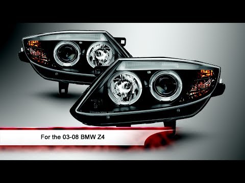 03-08 BMW Z4 LED Halo Projector Headlights