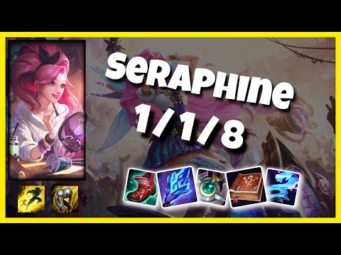 Seraphine vs Janna OCE Challenger SUPPORT (1/1/8) - v11.2