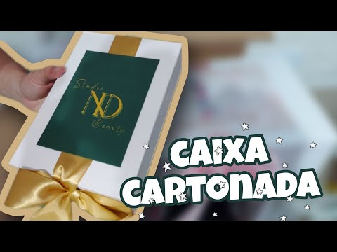 PASSO A PASSO CAIXA CARTONADA COM CONTACT