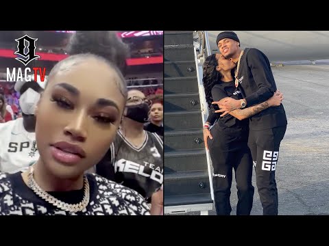 Jania Meshell Travels To New Orleans To Support "BF" Dejounte Murray During His Play In Game! 🥰