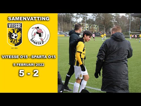 Vitesse O15 begint hervatting van de competitie sterk tegen Sparta