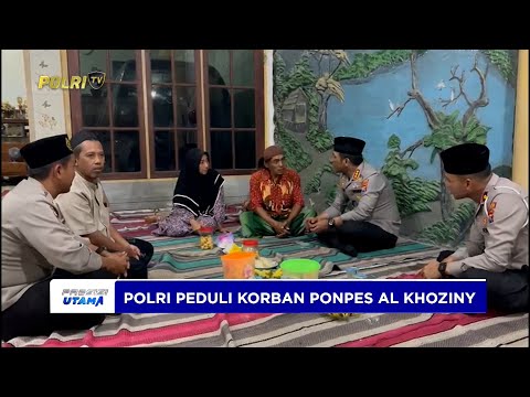 KAPOLRESTA SIDOARJO HADIRI TAKZIYAH KORBAN ROBOHNYA BANGUNAN PONPES AL-KHONZINY