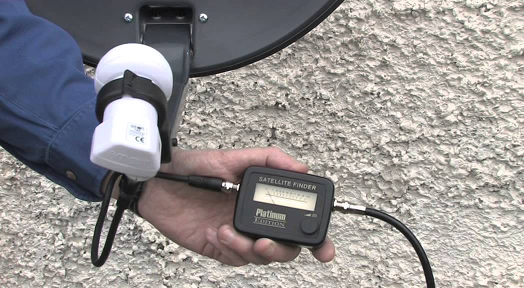 Using a SatFinder satellite meter to align your dish