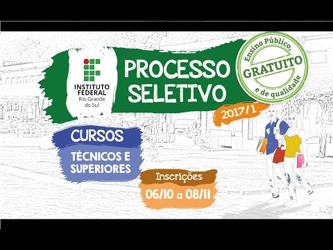 PROCESSO SELETIVO 2017/1 - Conheça nossos cursos