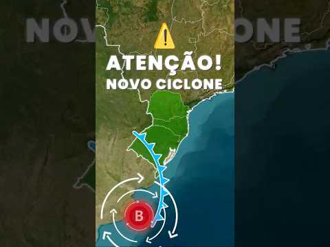 Alerta: ciclone extratropical se forma e pode causar tempestades no Sul do Brasil