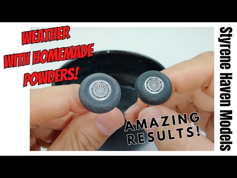 How To Weather Scale Models With Home Made Pastel Chalk Powders!  Simple technique, Amazing Results!