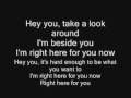 Here for you now - Lesley Roy with lyrics 