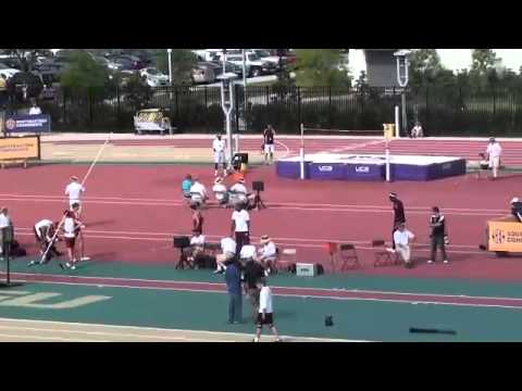 Jaora Johnson clears 5.10 2012 SEC outdoor