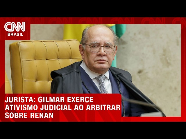 Gilmar Mendes exerce “ativismo judicial” ao arbitrar sobre Renan, diz jurista | CNN PRIME TIME