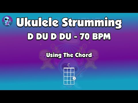Ukulele Strumming Practice - Play Along #1 70 BPM